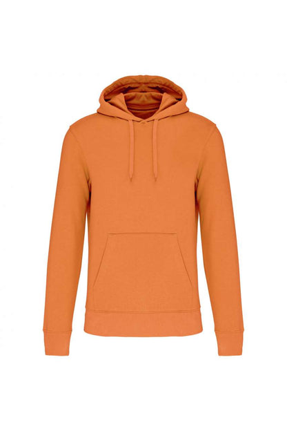 MEN'S ECO-FRIENDLY HOODED SWEATSHIRT - Light Orange - colorimageurl