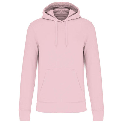 MEN'S ECO-FRIENDLY HOODED SWEATSHIRT - Pale Pink - colorimageurl