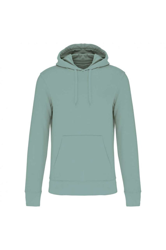 MEN'S ECO-FRIENDLY HOODED SWEATSHIRT - Sage - colorimageurl