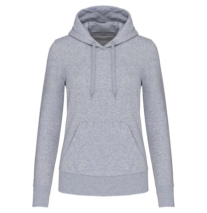 LADIES' ECO-FRIENDLY HOODED SWEATSHIRT - Oxford Grey - colorimageurl