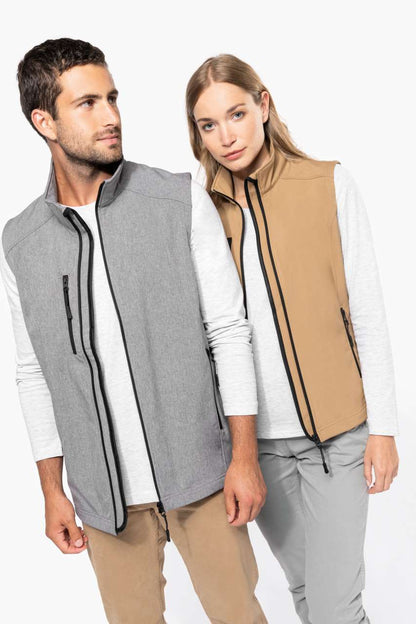 MEN'S SOFTSHELL BODYWARMER - White - Additional