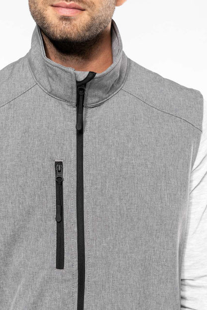 MEN'S SOFTSHELL BODYWARMER - Aqua Blue - Additional