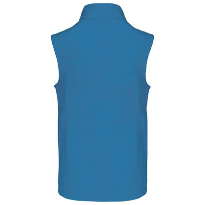 MEN'S SOFTSHELL BODYWARMER - Aqua Blue - Additional
