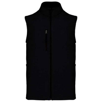 MEN'S SOFTSHELL BODYWARMER - Black - Main