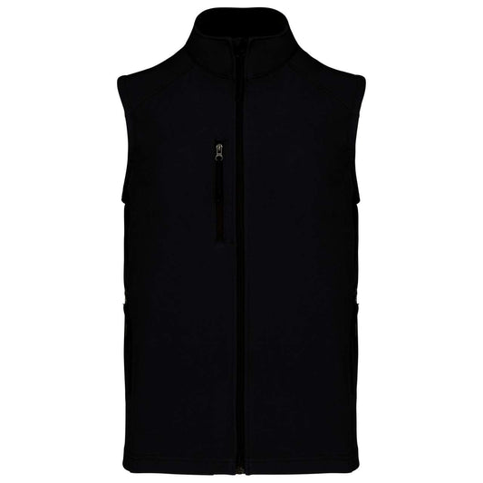 MEN'S SOFTSHELL BODYWARMER - Black - Main