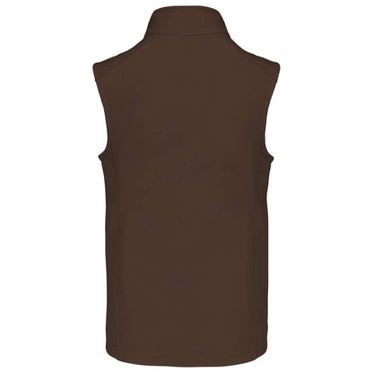 MEN'S SOFTSHELL BODYWARMER - Chocolate - Additional