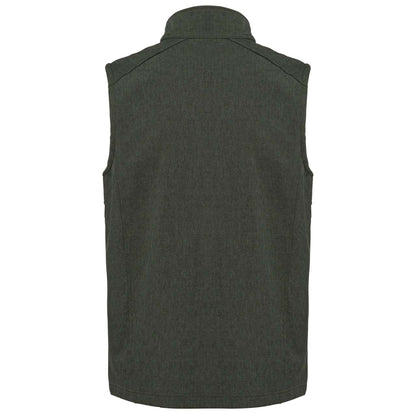 MEN'S SOFTSHELL BODYWARMER - Marl Green - Additional