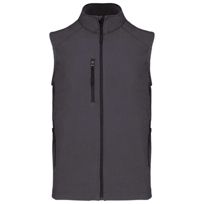 MEN'S SOFTSHELL BODYWARMER - Titanium - Main