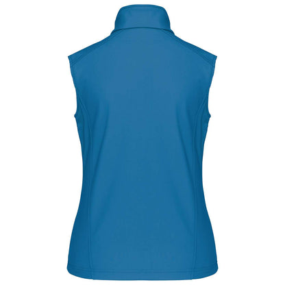 LADIES' SOFTSHELL BODYWARMER - Aqua Blue - Additional