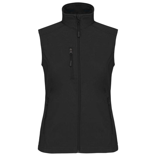 LADIES' SOFTSHELL BODYWARMER - Black - Main