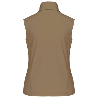 LADIES' SOFTSHELL BODYWARMER - Camel - Additional