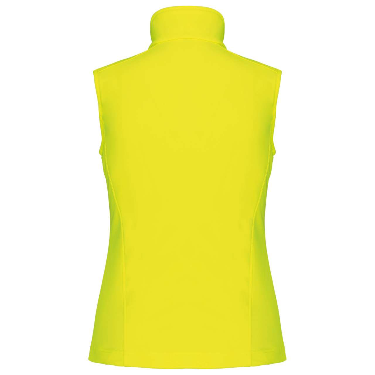 LADIES' SOFTSHELL BODYWARMER - Fluorescent Yellow - Additional