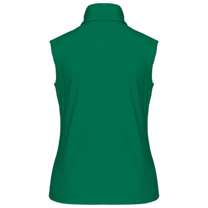 LADIES' SOFTSHELL BODYWARMER - Kelly Green - Additional