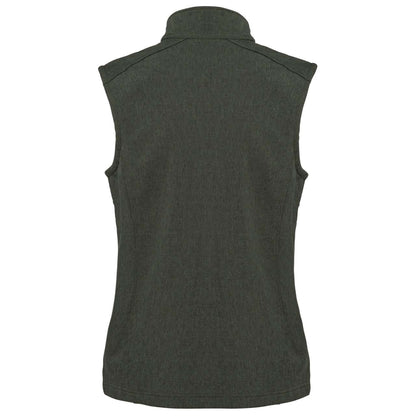 LADIES' SOFTSHELL BODYWARMER - Marl Green - Additional