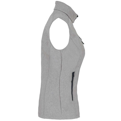 LADIES' SOFTSHELL BODYWARMER - Marl Grey - Additional