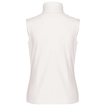 LADIES' SOFTSHELL BODYWARMER - White - Additional