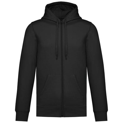 UNISEX FULL ZIP HOODIE - Black - colorimageurl
