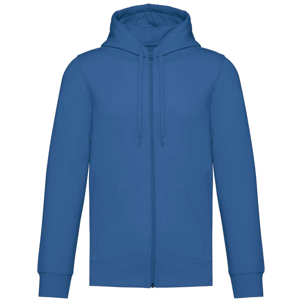 UNISEX FULL ZIP HOODIE - Light Royal Blue - colorimageurl