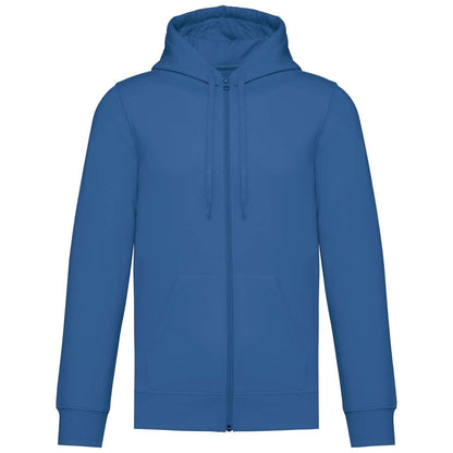 UNISEX FULL ZIP HOODIE - Light Royal Blue - colorimageurl