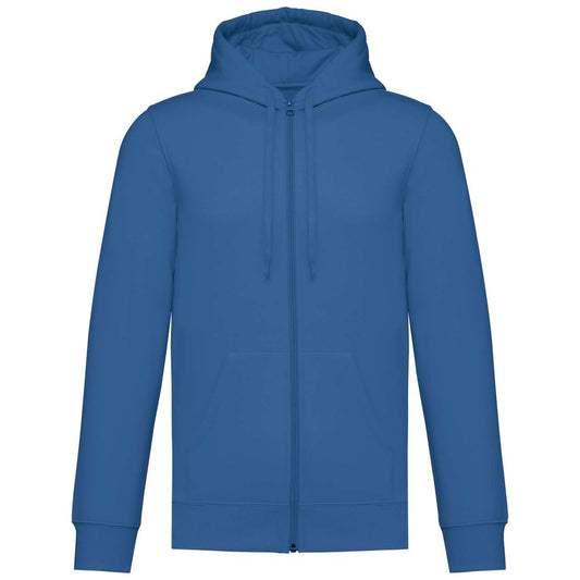 UNISEX FULL ZIP HOODIE - Light Royal Blue - colorimageurl