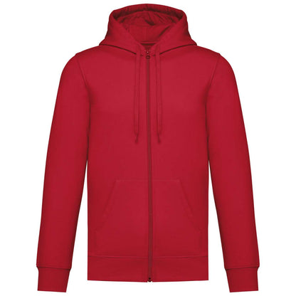 UNISEX FULL ZIP HOODIE - Red - colorimageurl