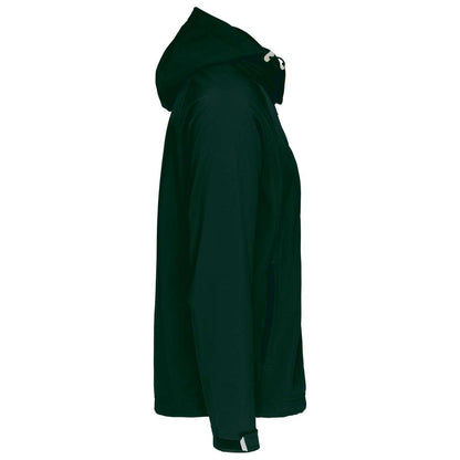 MEN'S DETACHABLE HOODED SOFTSHELL JACKET - Bottle Green - Additional