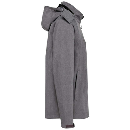 MEN'S DETACHABLE HOODED SOFTSHELL JACKET - Marl Grey - Additional