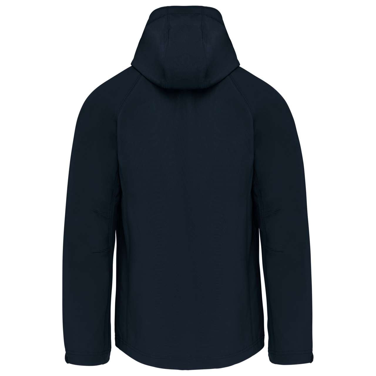 MEN'S DETACHABLE HOODED SOFTSHELL JACKET - Navy - Main