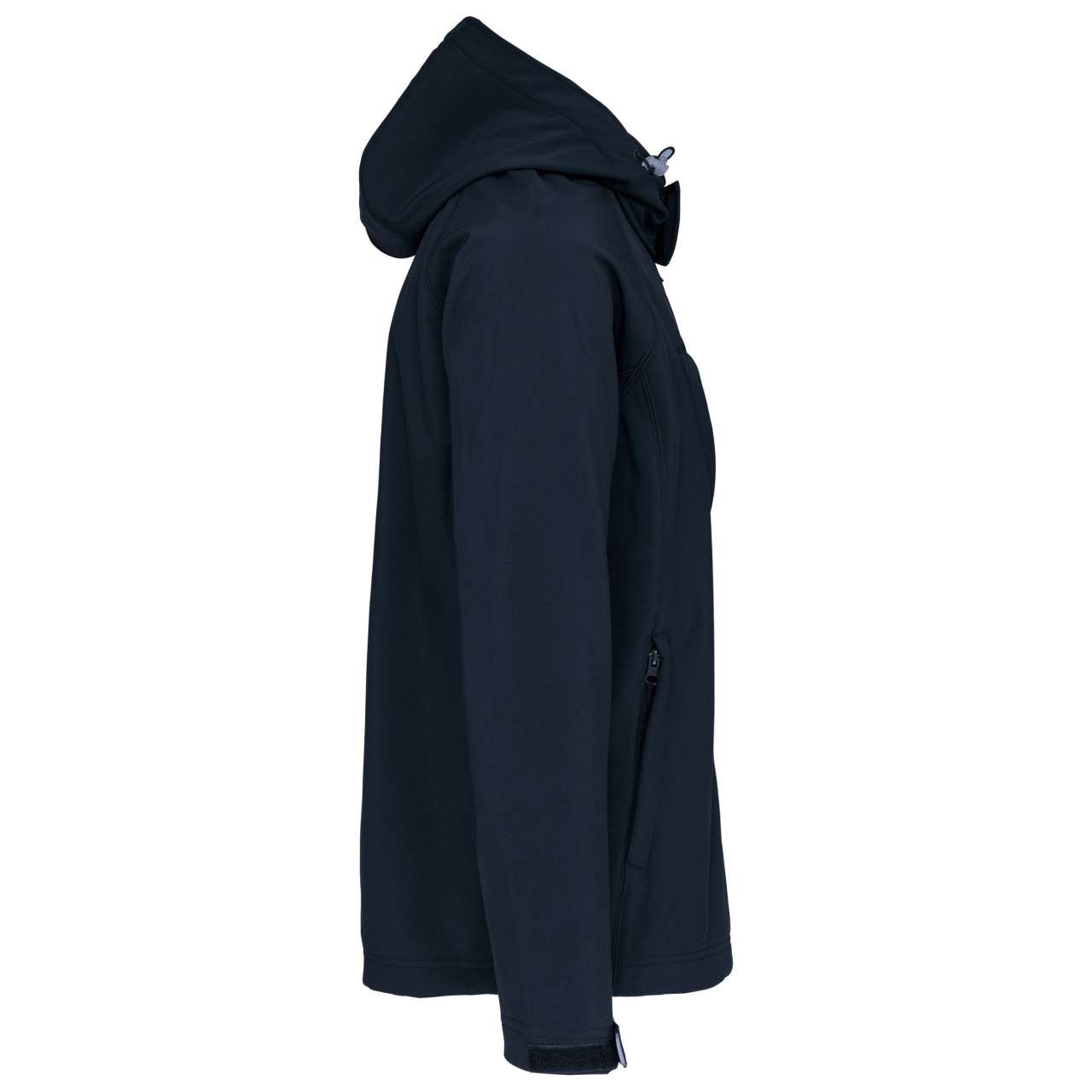 MEN'S DETACHABLE HOODED SOFTSHELL JACKET - Navy - Additional