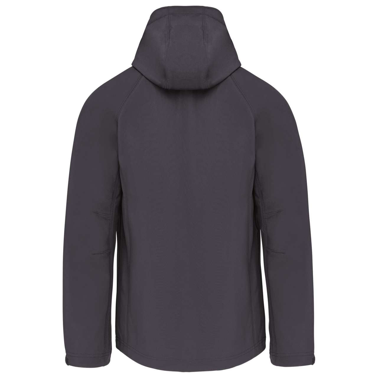 MEN'S DETACHABLE HOODED SOFTSHELL JACKET - Titanium - Main