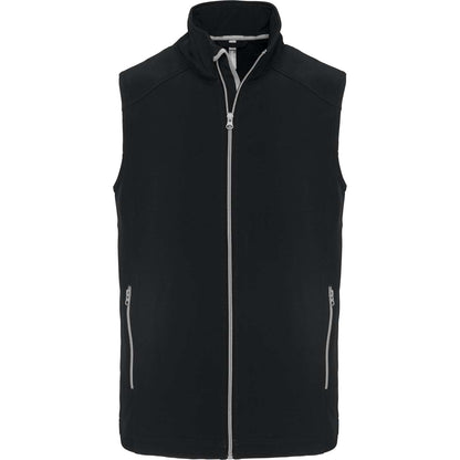 2-LAYER SOFTSHELL BODYWARMER - Black - colorimageurl