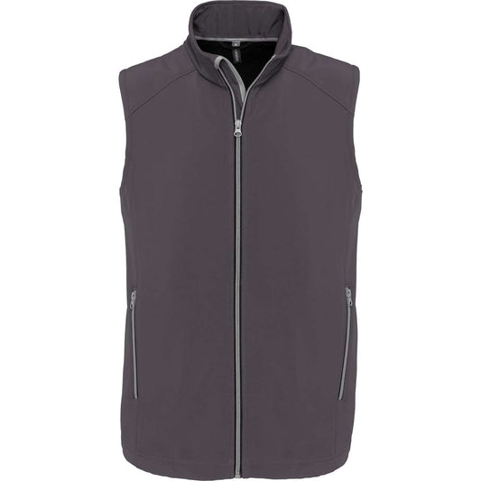 2-LAYER SOFTSHELL BODYWARMER - Titanium - colorimageurl