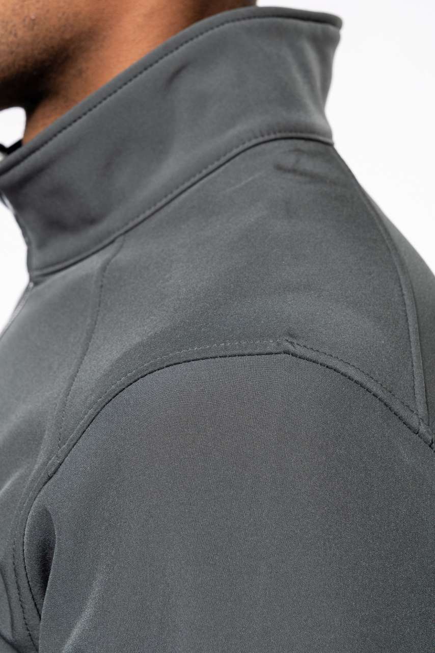 MEN’S 2-LAYER SOFTSHELL JACKET - Black - Additional