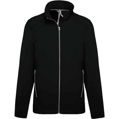MEN’S 2-LAYER SOFTSHELL JACKET - Black - Main