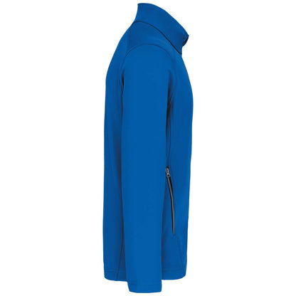 MEN’S 2-LAYER SOFTSHELL JACKET - Light Royal Blue - Additional