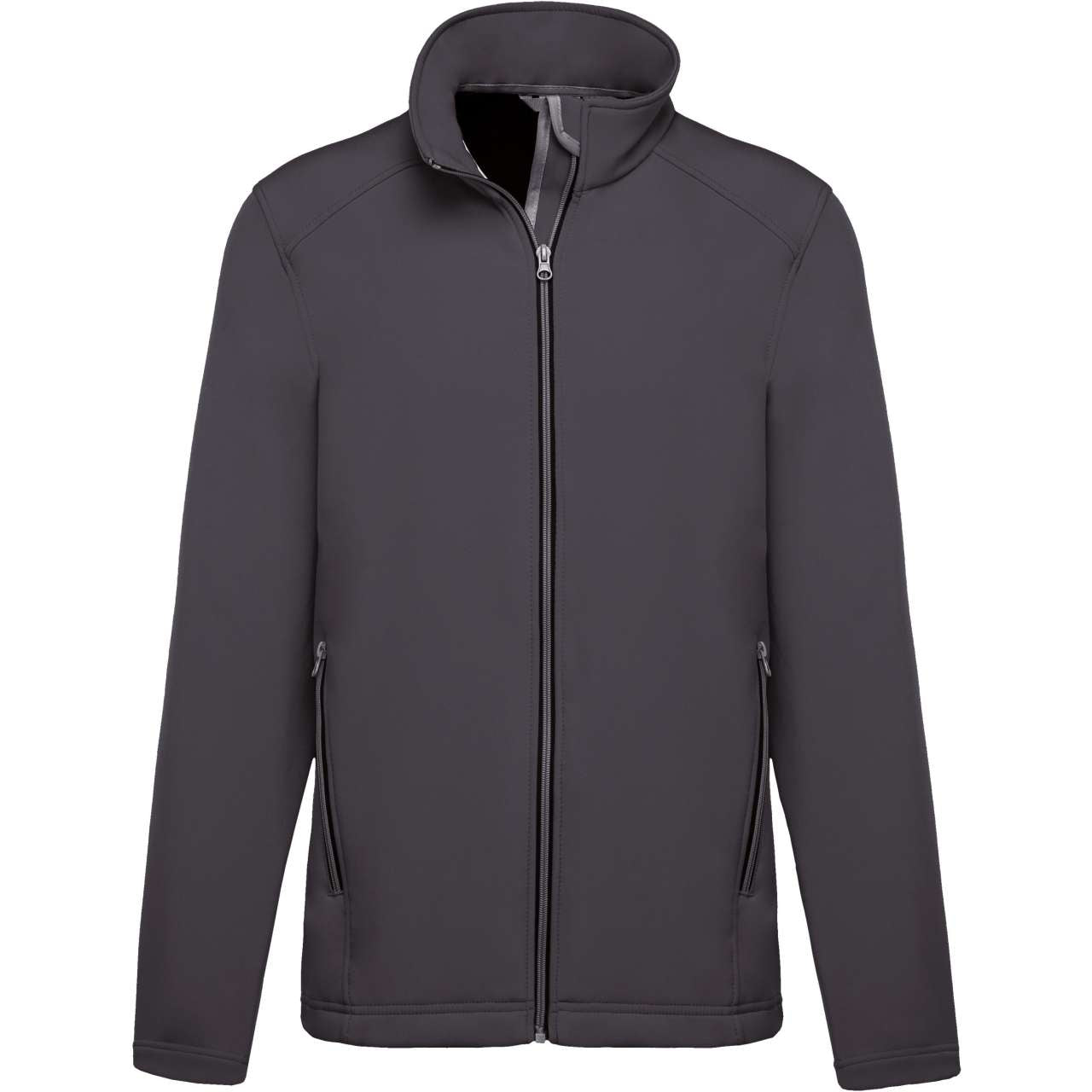 MEN’S 2-LAYER SOFTSHELL JACKET - Titanium - Main