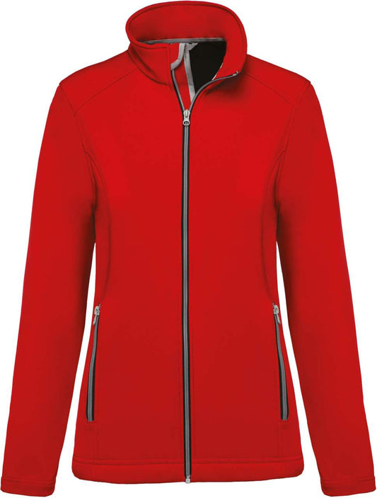 LADIES’ 2-LAYER SOFTSHELL JACKET - Red - Main
