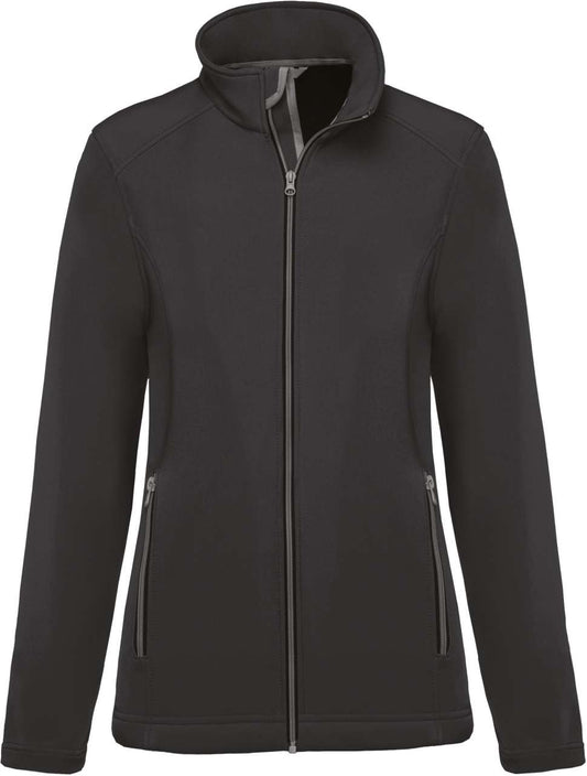 LADIES’ 2-LAYER SOFTSHELL JACKET - Titanium - Main
