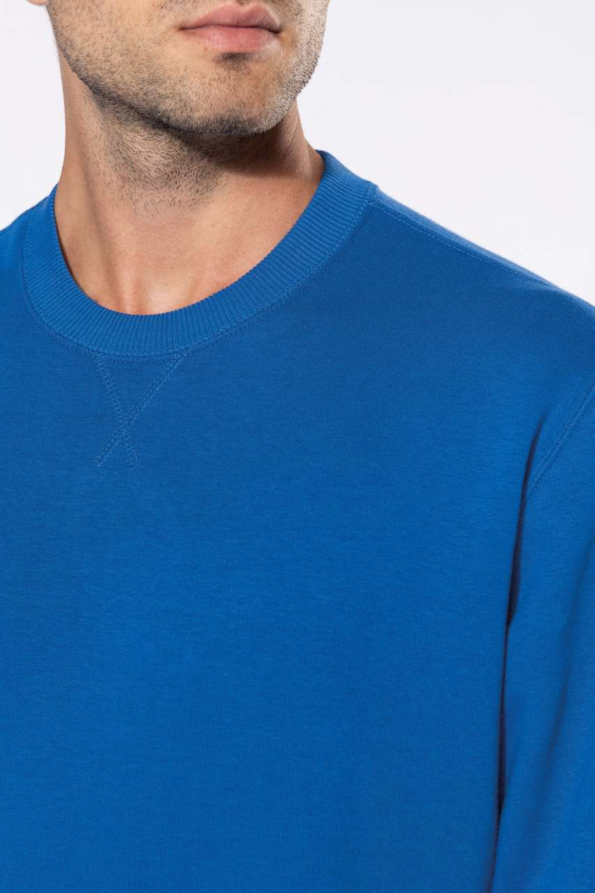 UNISEX CREW NECK SWEATSHIRT - Light Royal Blue - Additional