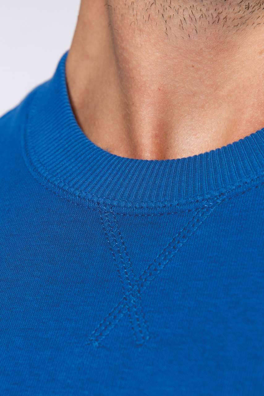 UNISEX CREW NECK SWEATSHIRT - Light Royal Blue - Additional
