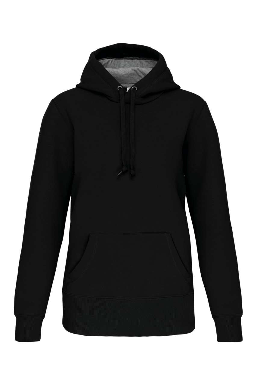 HOODED SWEATSHIRT - Black - Main