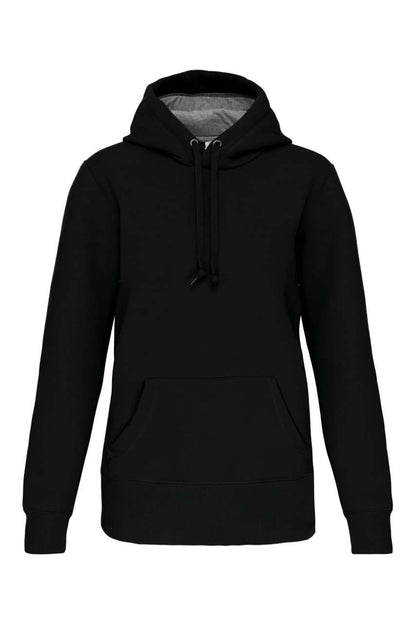 HOODED SWEATSHIRT - Black - Main