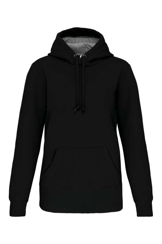 HOODED SWEATSHIRT - Black - Main