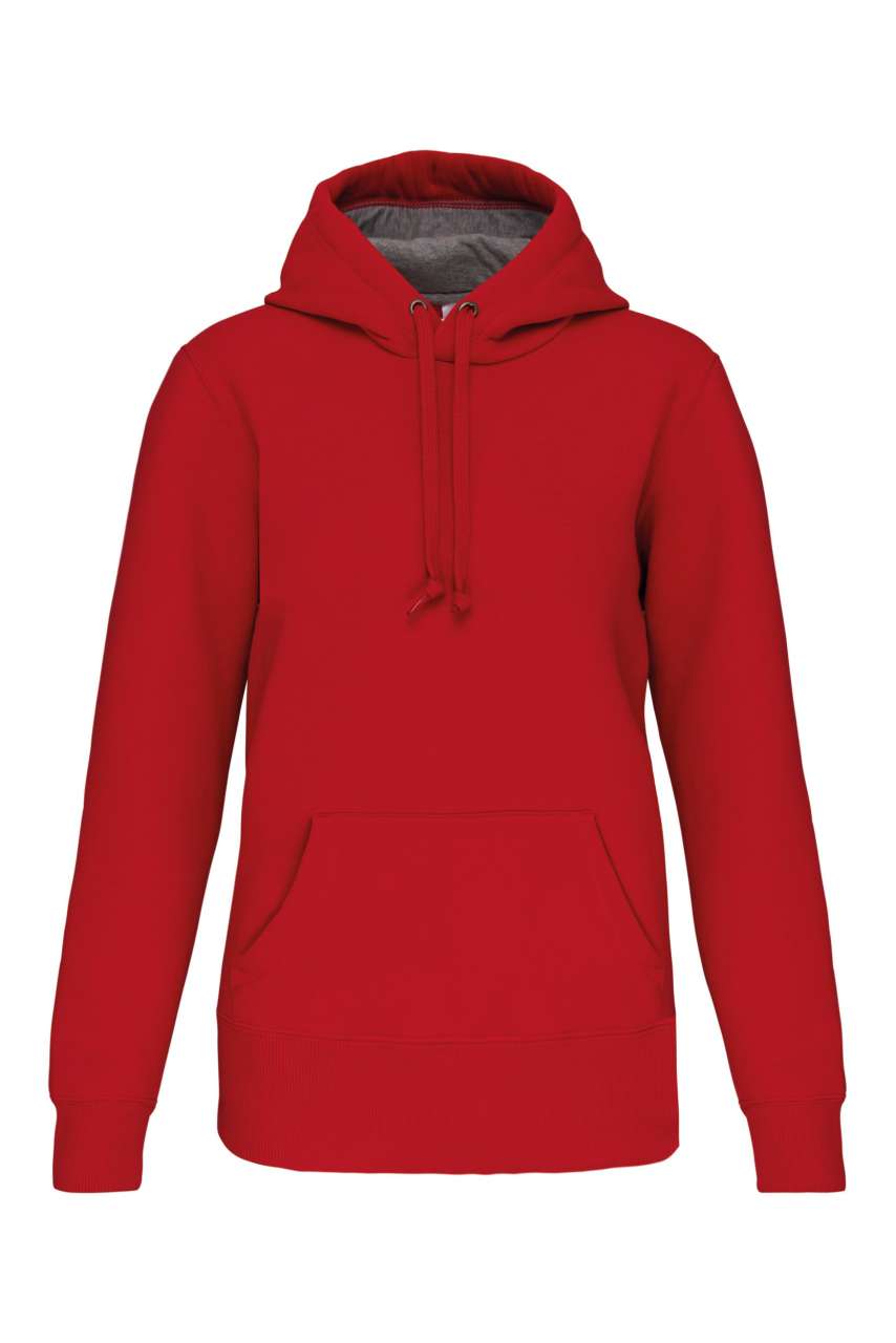 HOODED SWEATSHIRT - Red - Main