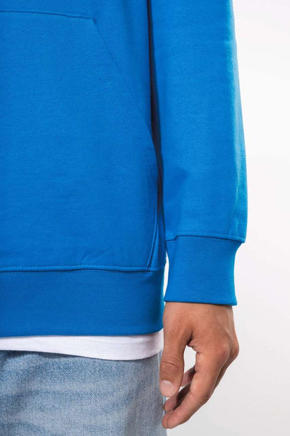 MEN'S CONTRAST HOODED SWEATSHIRT - Black/Fine Grey - Additional