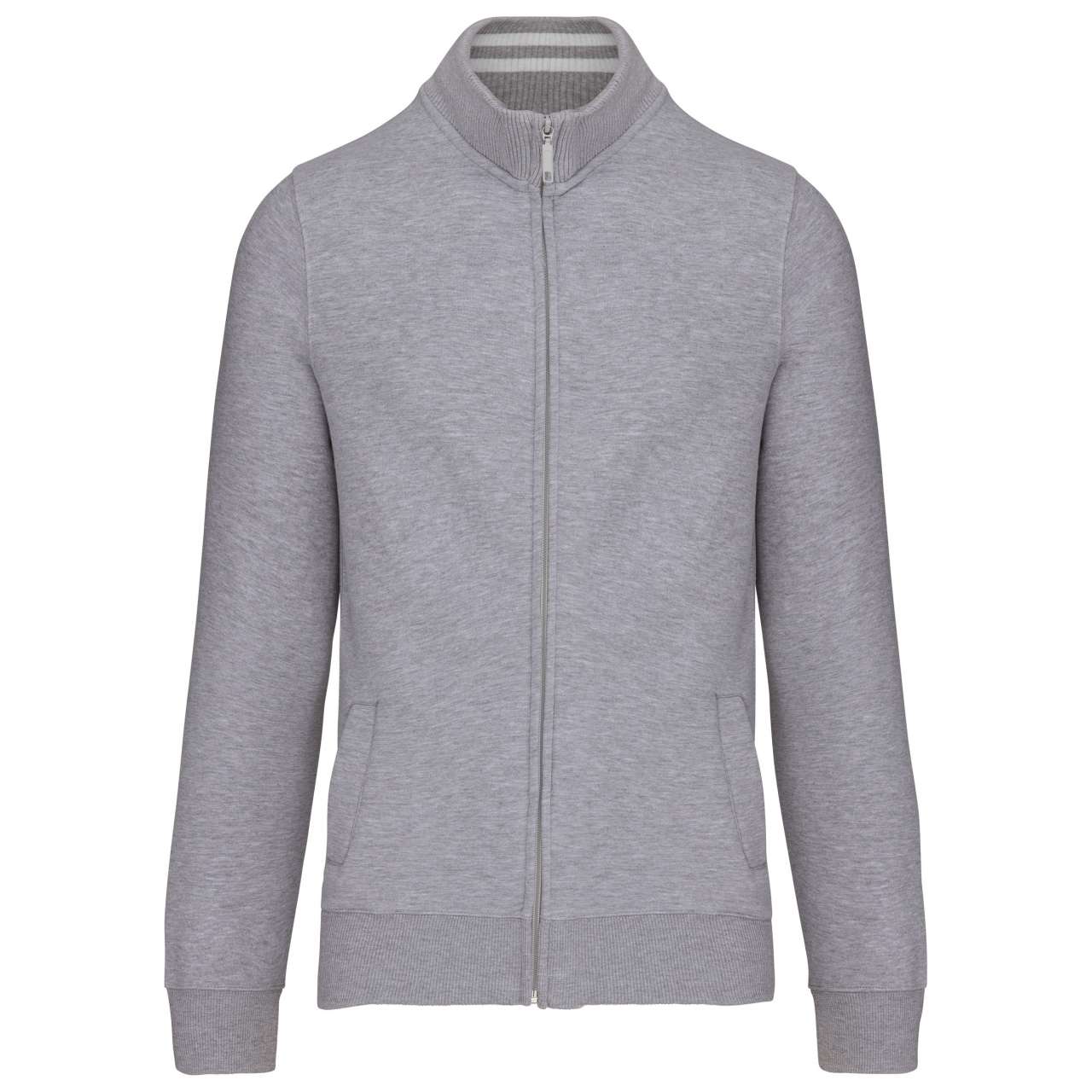 MEN'S FULL ZIP SWEAT JACKET - Oxford Grey - Main