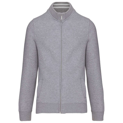 MEN'S FULL ZIP SWEAT JACKET - Oxford Grey - Main