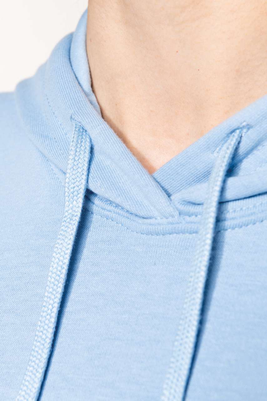 LADIES’ HOODED SWEATSHIRT - Wine - Additional