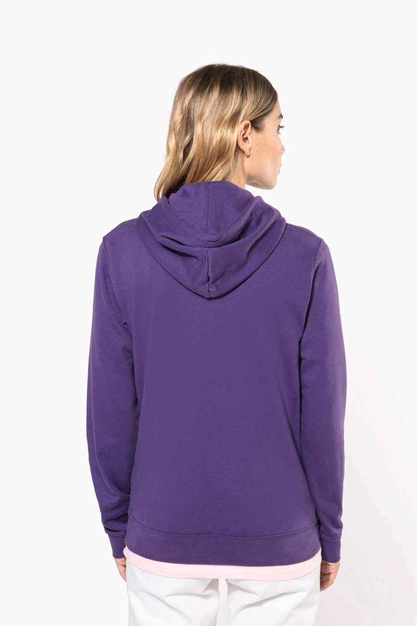 LADIES’ HOODED SWEATSHIRT - Black - Additional