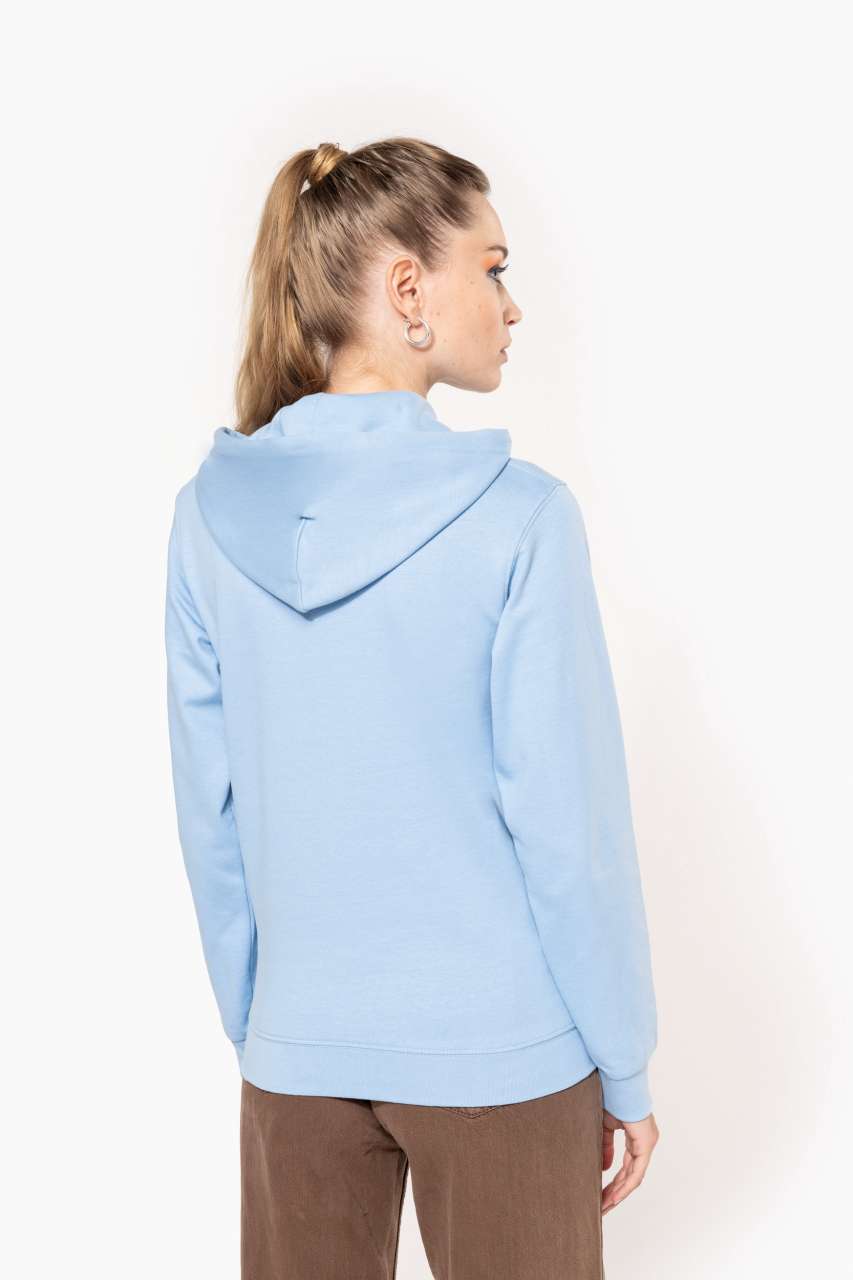 LADIES’ HOODED SWEATSHIRT - Black - Additional